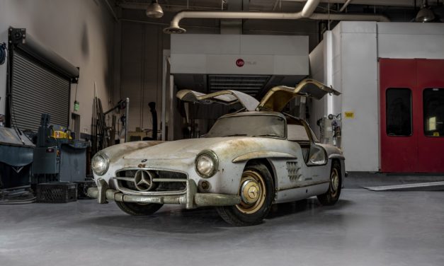 Raro Mercedes 300 SL é encontrado na Flórida