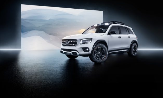 Mercedes-Benz revela no salão de Xangai, o SUV GLB, conceito traz sete lugares
