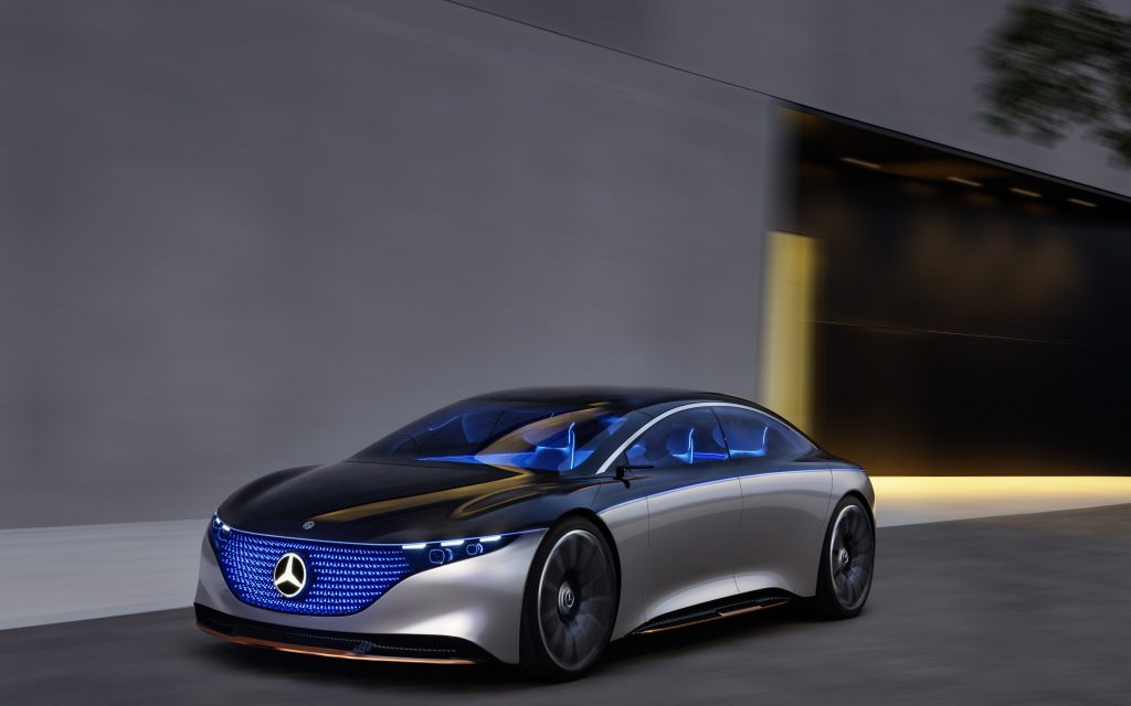 Conceito Mercedes Vision EQS é um elétrico de luxo de 476 cv