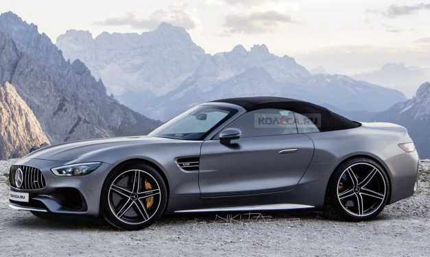 Nova Mercedes SL aparece renderizada