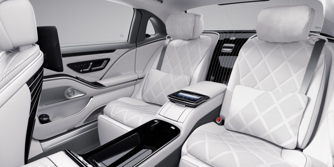 Primeira Classe, o luxuoso interior do Mercedes-Maybach