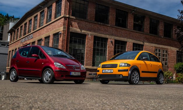 Comparativo histórico, Mercedes Classe A versus Audi A2