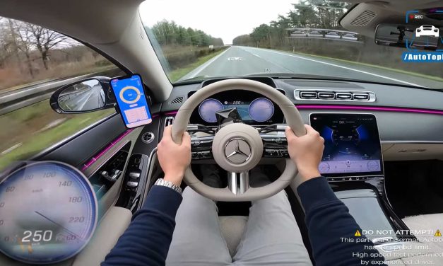 Mercedes S500, o silencioso em alta velocidade