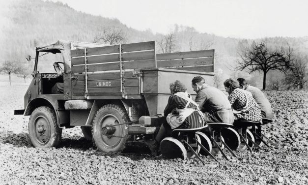 Unimog, a largura adequada para uma trilha de campos de batata
