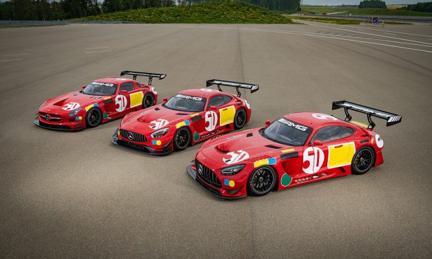Mercedes-AMG comemorando seu aniversário com três edições especiais GT3