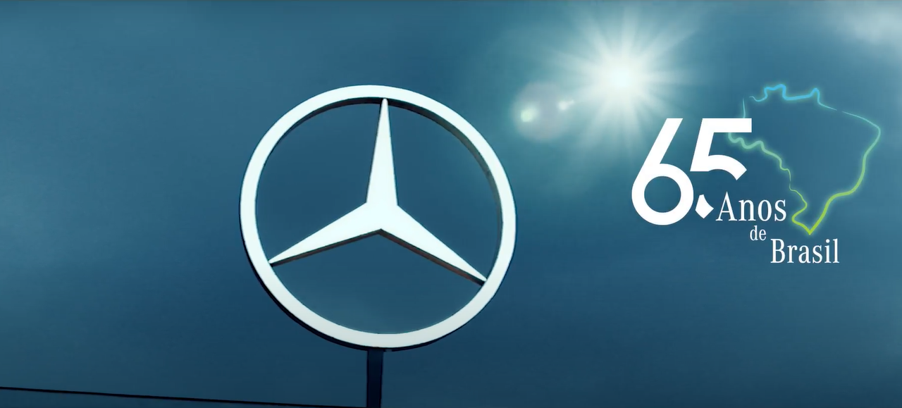 Mercedes-Benz lança vídeo em comemoração aos seus 65 anos no Brasil conectando as estrelas que fazem a marca brilhar