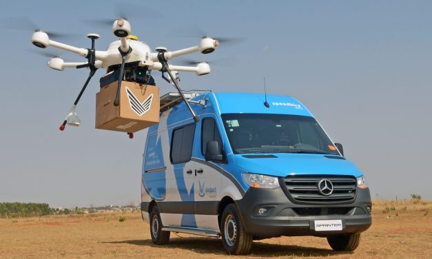 Mercedes-Benz Sprinter é transformada em base operacional para pousos e decolagens de drones