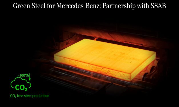 Mercedes-Benz dá o próximo passo rumo à utilização de aço livre de CO2 em seus veículos