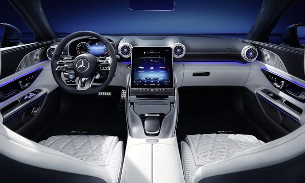 Novo Mercedes SL, estreia dia 28 de outubro, entre as novidades a capota de lona e a tração nas quatro rodas