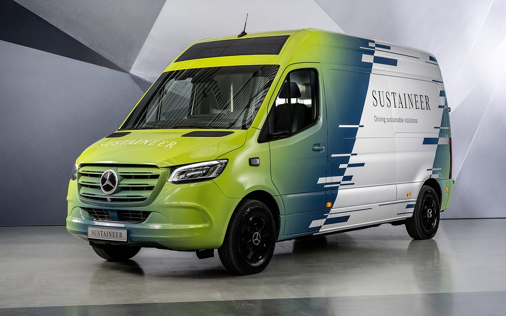 Mercedes-Benz Sustaineer, conceito de van de entrega do futuro