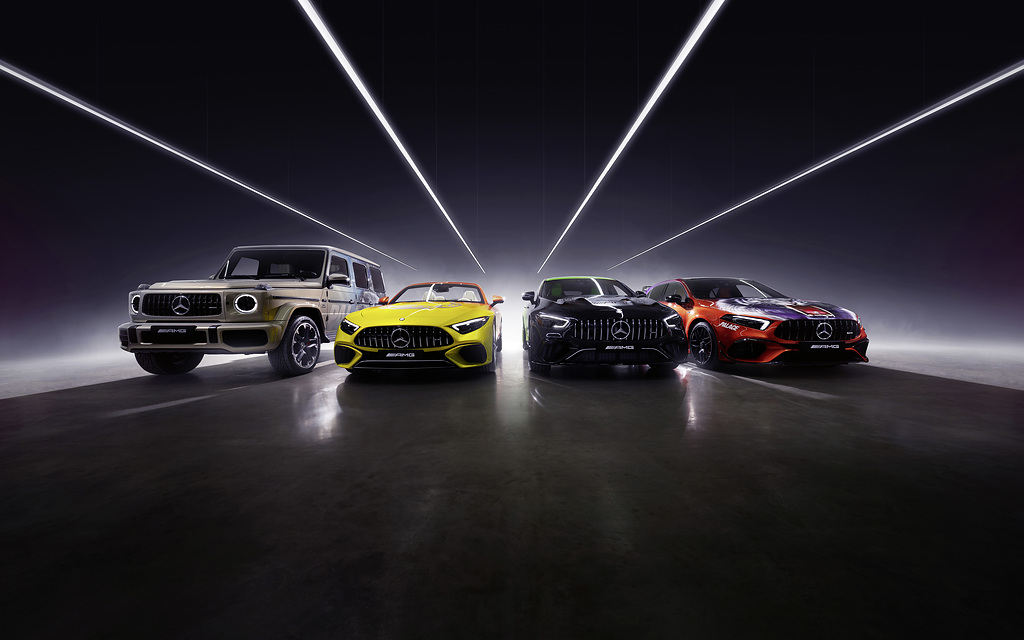 Mercedes-AMG e Palace Skateboards apresentam quatro Art Cars