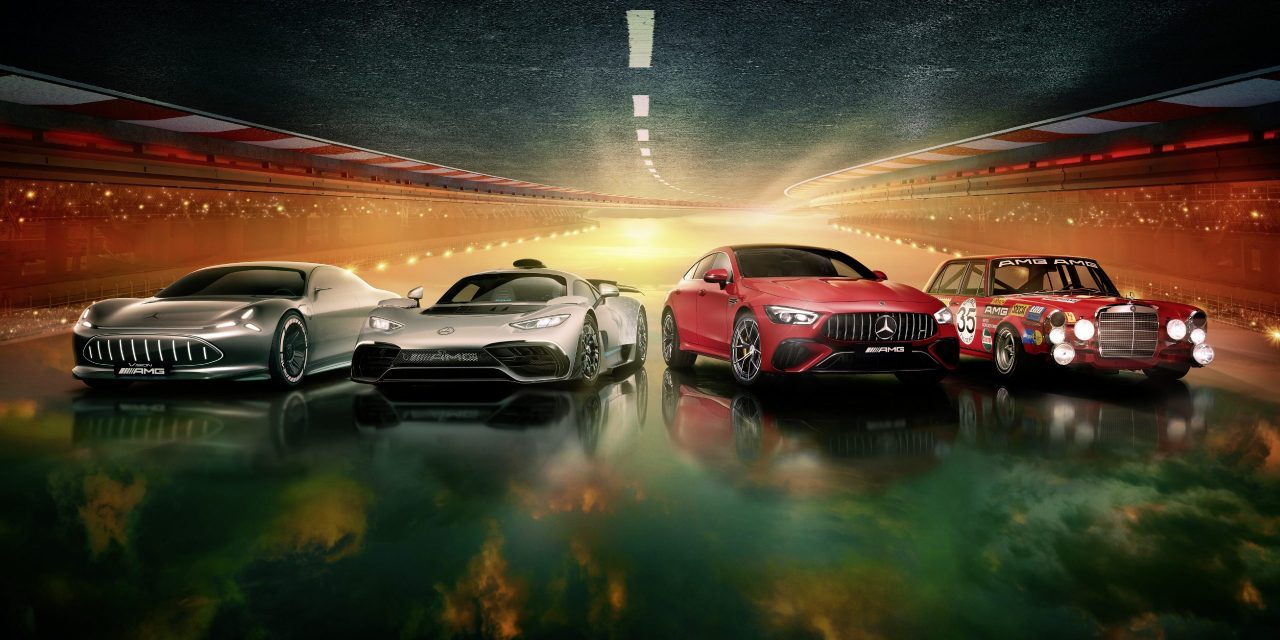 Mercedes-AMG celebra 55 anos de alta performance e traz novidades com eletrificação