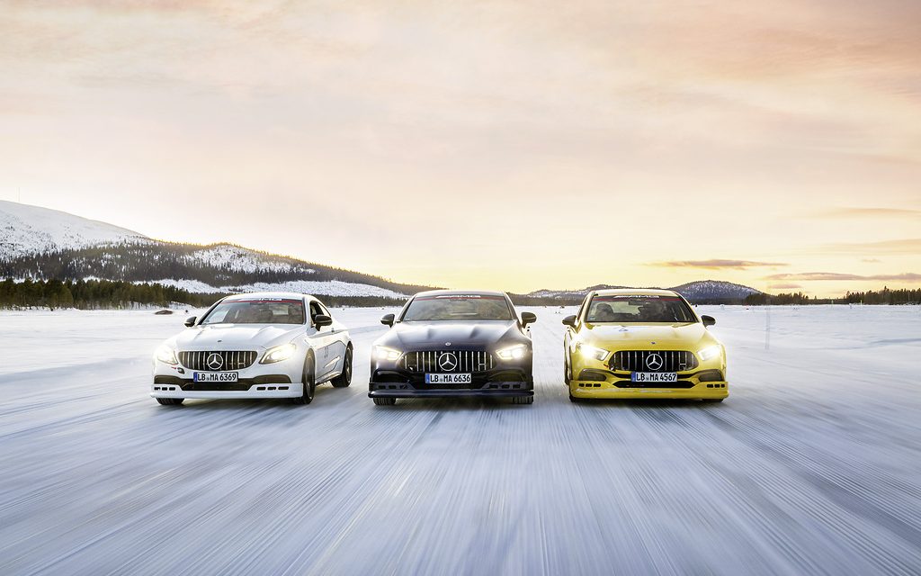 AMG Winter Experience, cursos exclusivos de treinamento de direção em neve e gelo na Suécia e na Áustria