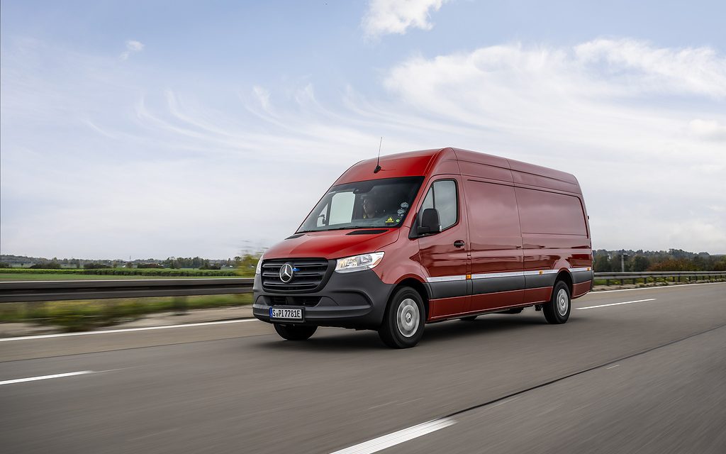 Mercedes eSprinter atinge 475 km em um teste real de autonomia
