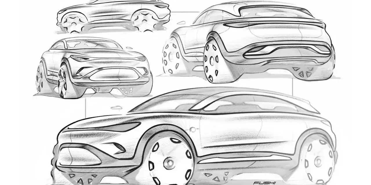 Smart divulga esboços do SUV #3, modelo fará sua estreia no Salão de Xangai