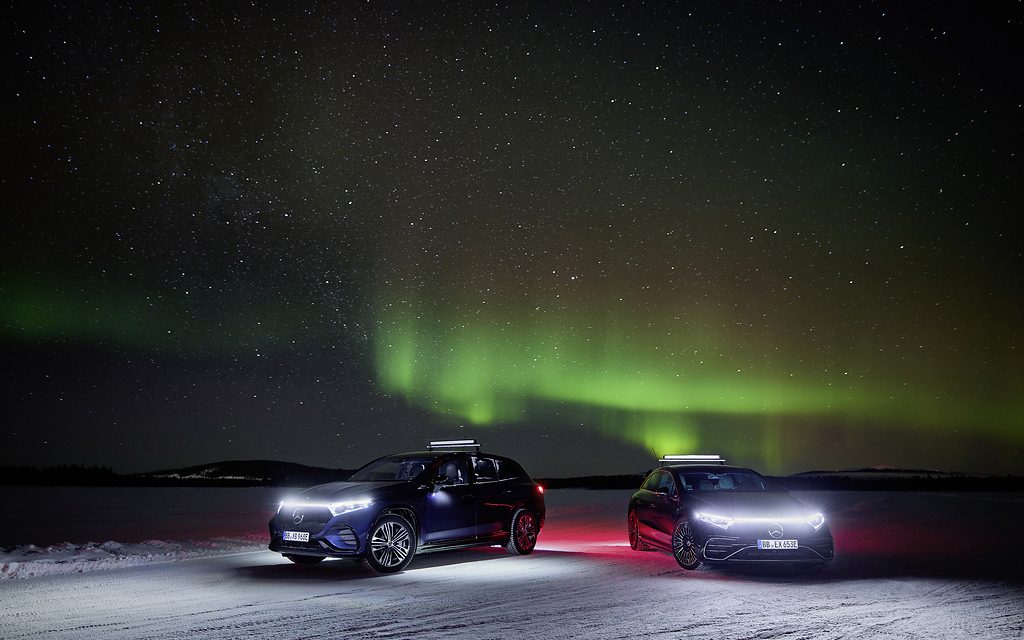 Mercedes-Benz realiza testes dos próximos sistemas de freios no inverno do Círculo Polar Ártico
