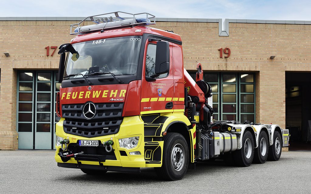 Bombeiros de Ludwigsburg incorporam novo Arocs em sua frota