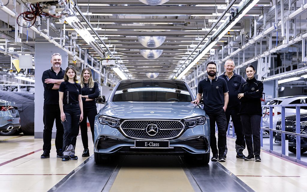 Mercedes-Benz inicia a produção do novo Classe E na fábrica de Sindelfingen