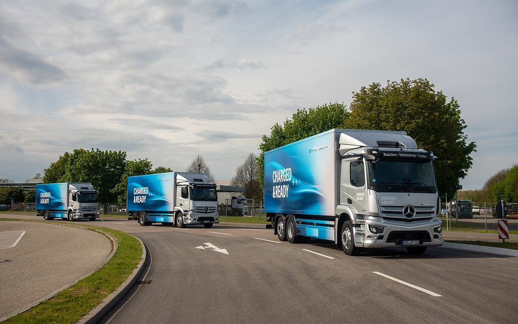 eActros Roadshow, uma excursão por toda a Europa com caminhões totalmente elétricos