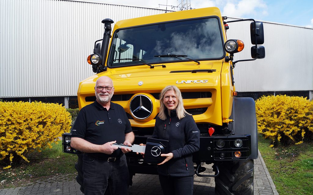 UNIMOG-CLUB GAGGENAU RECEBE NOVO UNIMOG U 5023 CABINE DUPLA