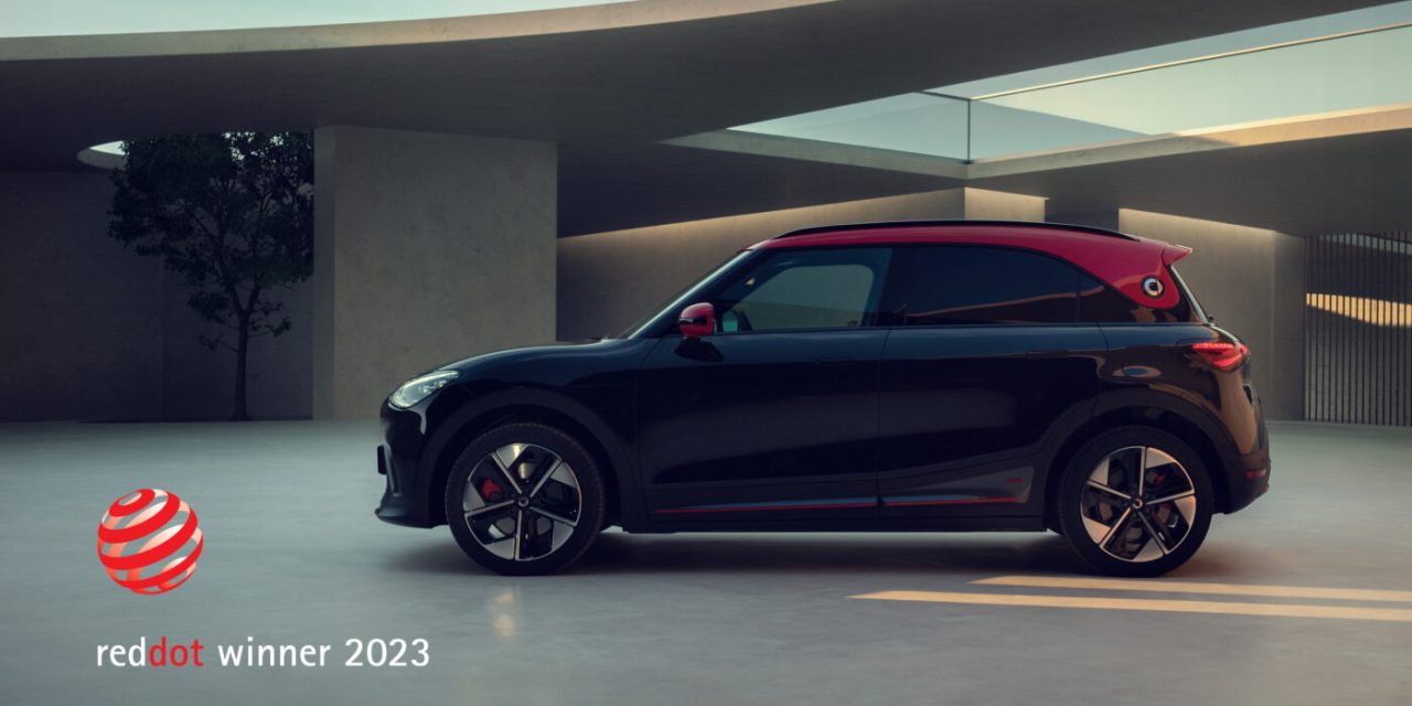 SMART #1 GANHA “RED DOT AWARD” E “IF DESIGN AWARD”