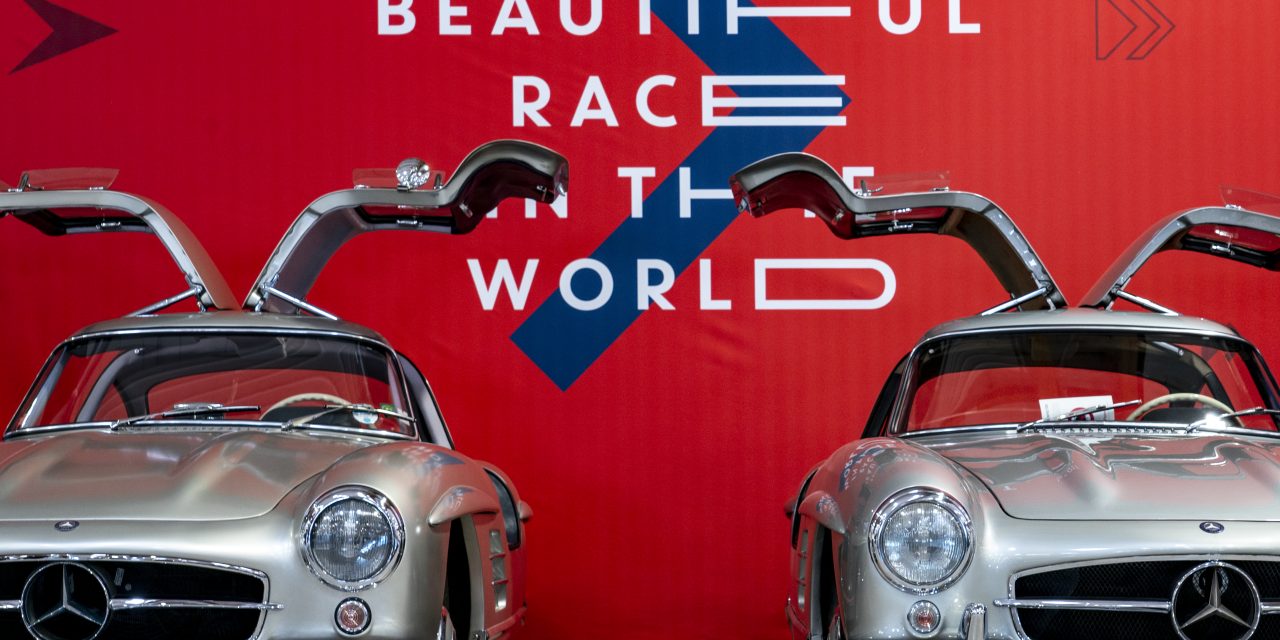 Ícones da inovação, Mercedes Super Sport, 300 SL e VISION EQXX estarão presentes na Mille Miglia