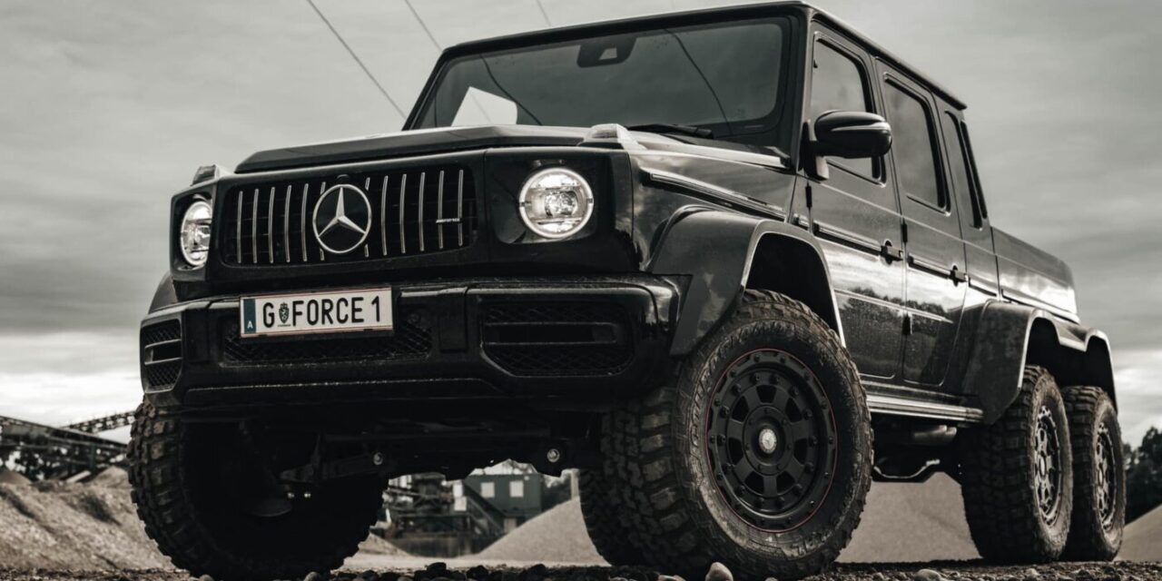 G-Force 66, uma extravagante picape 6×6 baseada no Mercedes-AMG G 63