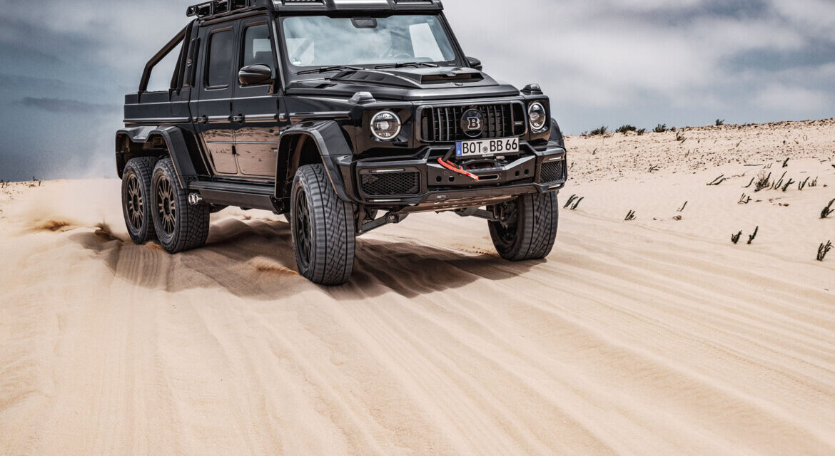 Brabus XLP 900 6×6 Superblack, picape de 6 rodas e 900 cv para tirar onda no fora de estrada