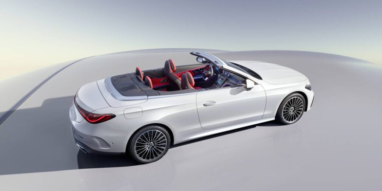 Essas são as primeiras imagens do Mercedes-Benz CLE Cabriolet