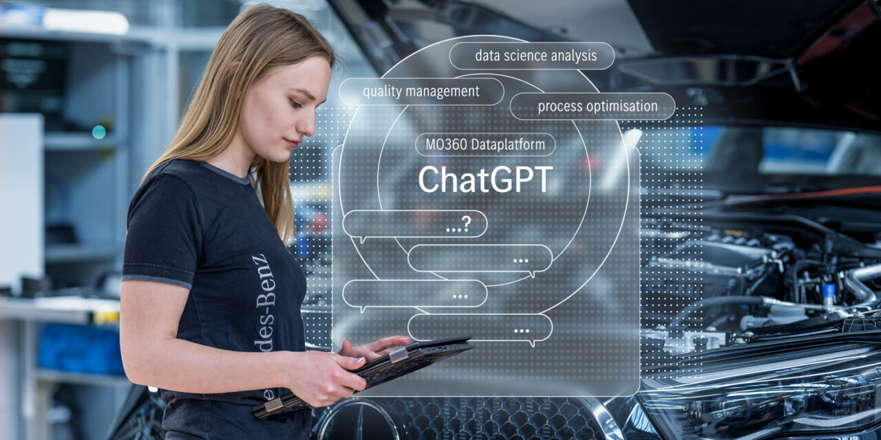 Mercedes-Benz testa ChatGPT na produção de veículos inteligentes