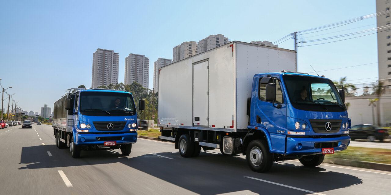 Mercedes-Benz Accelo 1016 é o caminhão com maior valor de revenda do Brasil