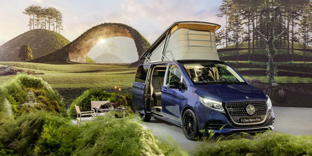 Mercedes-Benz Classe V Marco Polo celebra estreia no Salão de motorhome, em Düsseldorf