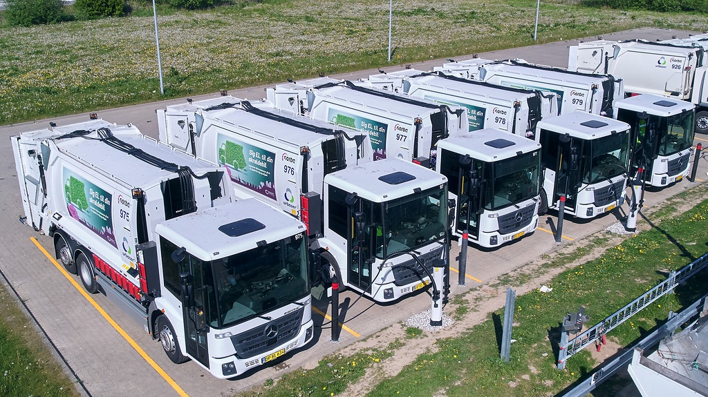 Aarhus, segunda maior cidade da Dinamarca, escolhe o caminhão eEconic para coleta de resíduos