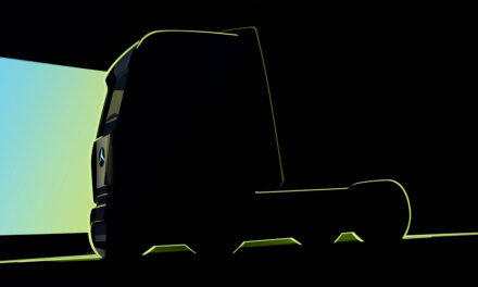 Primeiro teaser do caminhão eActros 600