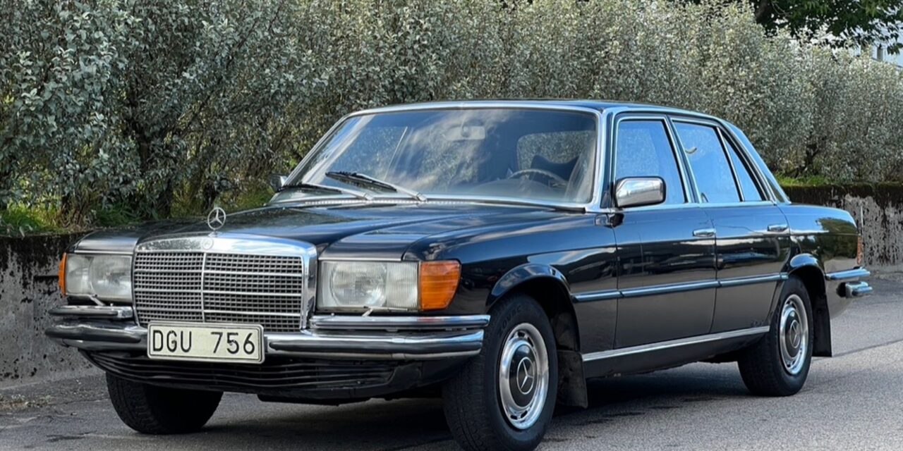 Mercedes Classe S 1973 de propriedade do Rei da Suécia à venda