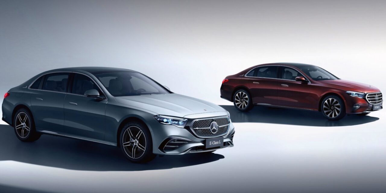 Mercedes-Benz lança na China Classe E L de longa distância entre eixos, série V 214