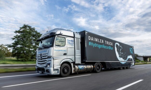 Caminhão Mercedes-Benz GenH2 a célula de combustível começa a ser testados pelos clientes da marca
