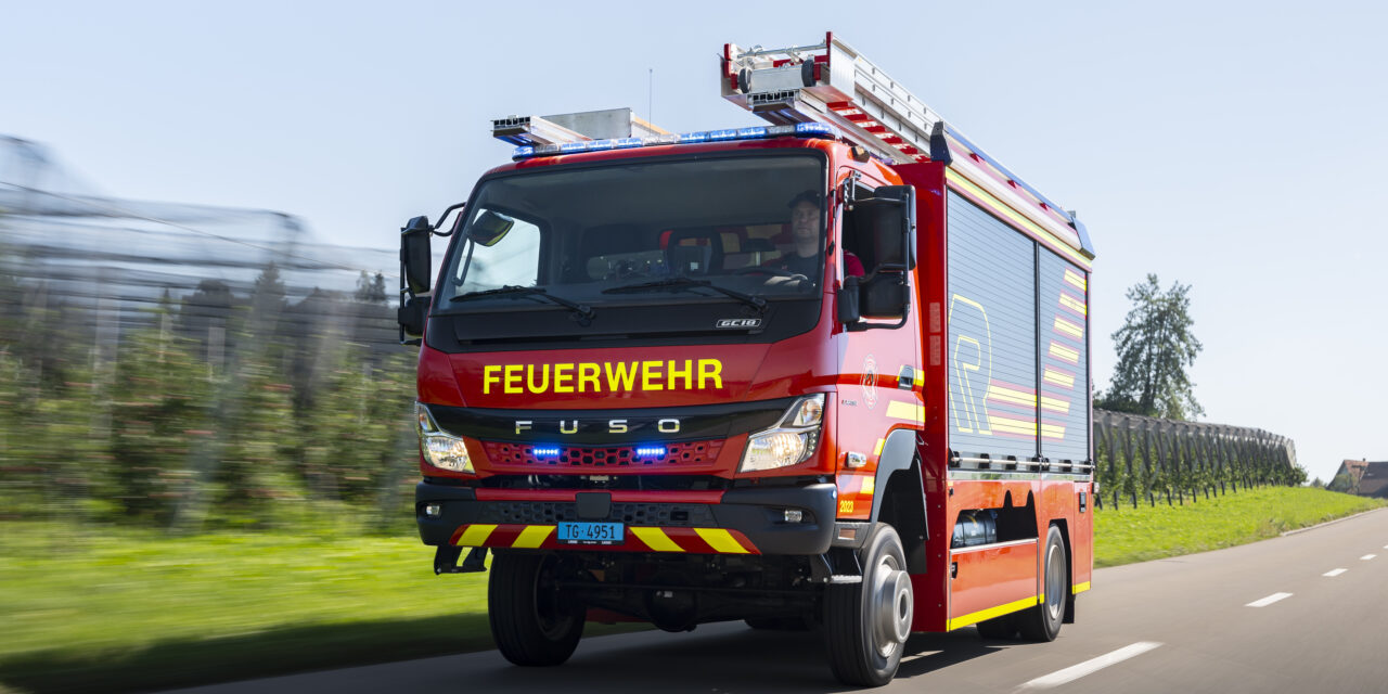 Bombeiros suíços incorporam o caminhão Fuso Canter 4×4 a sua frota