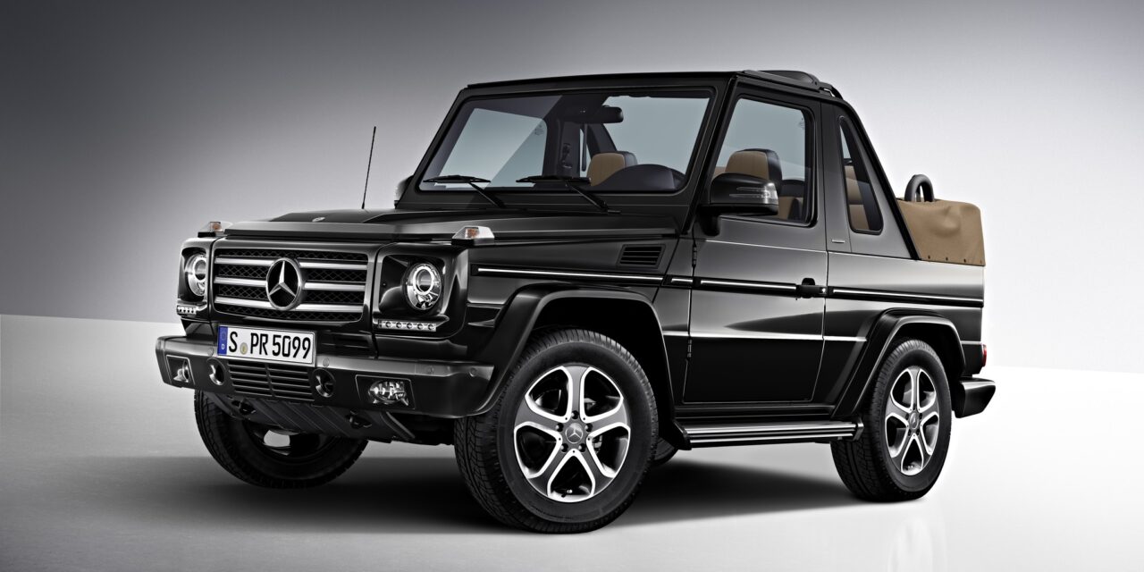 Mercedes Classe G conversível “Final Edition”, lançado em 2013, é hoje umas versões mais rara do SUV