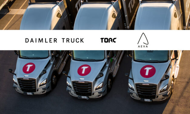 Daimler Truck e TORC Robotics selecionam Aeva para fornecer tecnologia 4D LiDAR para caminhões autônomos