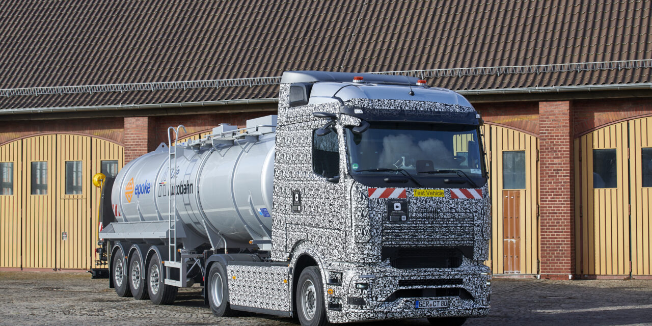 Mercedes-Benz eActros 600 em serviço de inverno