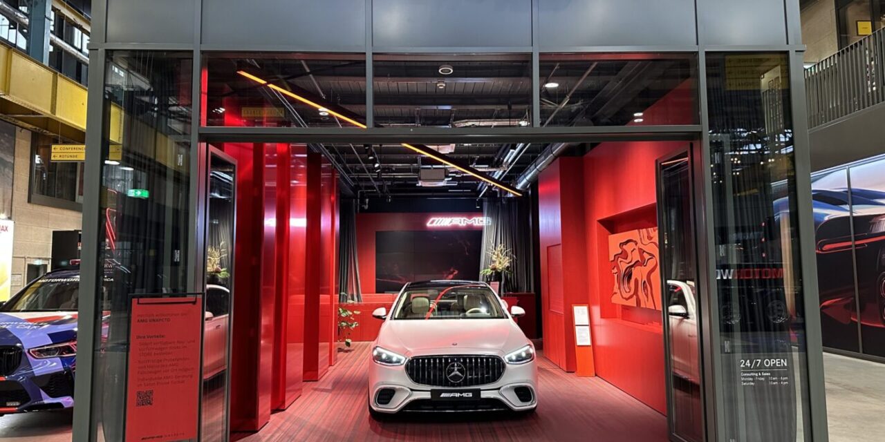 LOJA AMG UNXPCTD NO MOTORWORLD, em Munique FECHADA