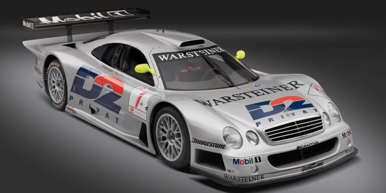Mercedes-AMG CLK GTR GT1, o icônico vencedor do FIA GT1 de 1997 irá a leilão