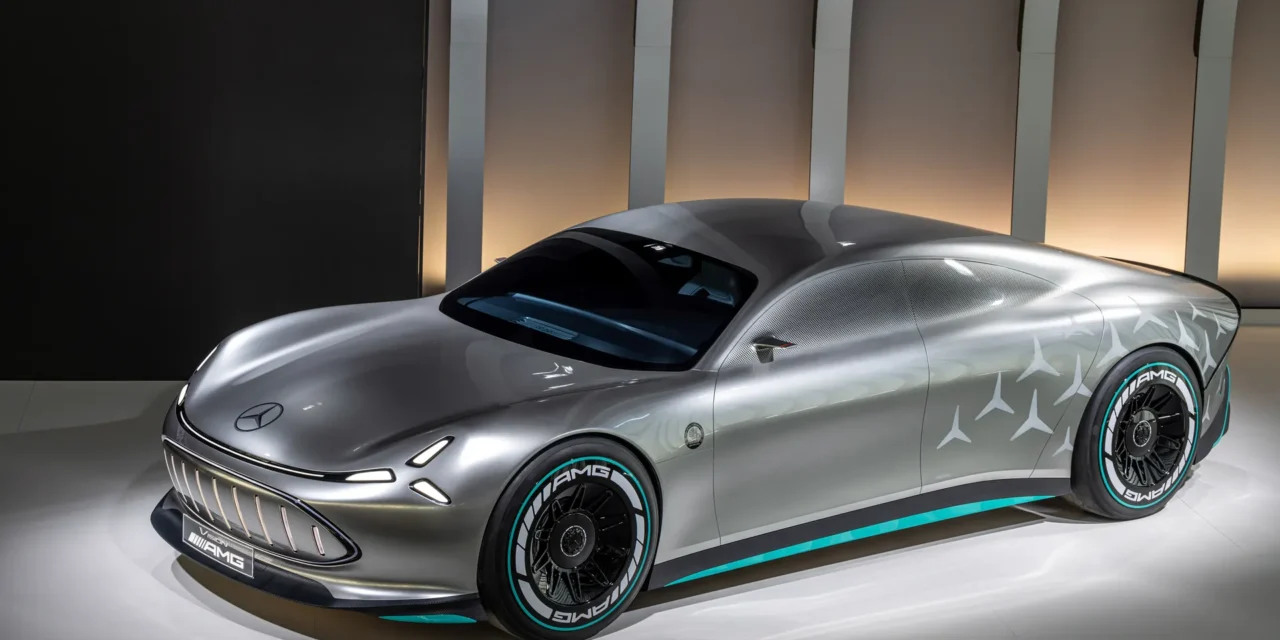 Mercedes-AMG GT4 portas cupê elétrico receberá a nova plataforma AMG.EA