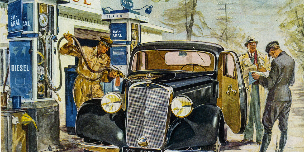 HÁ 75 ANOS, O Mercedes-Benz 170 D e 170 S (série W 136) ERA EXPOSTO NA Feira de Exportação de Hanover