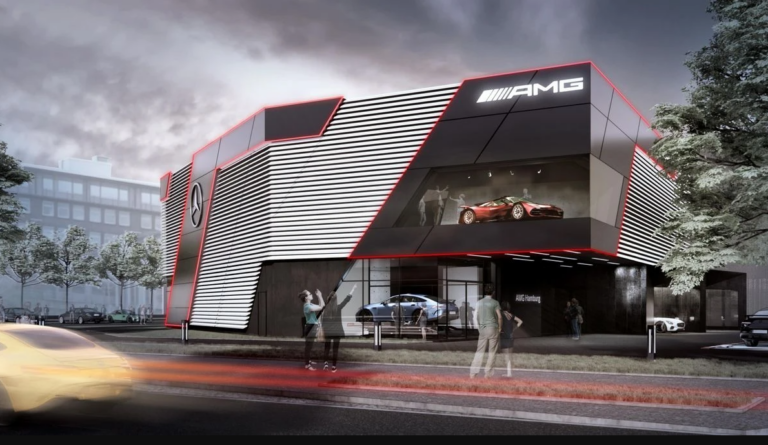 MERCEDES-BENZ PLANEJA CONSTRUIR UM NOVO AMG BRAND CENTER EM HAMBURGO