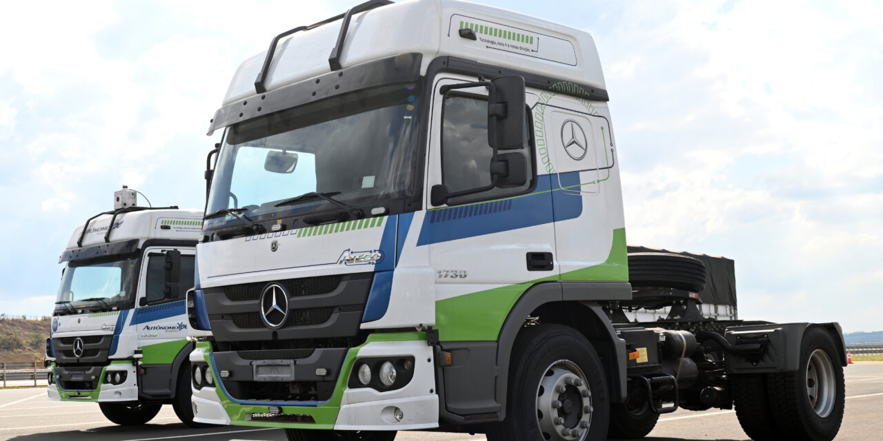 Mercedes-Benz do Brasil é líder em tecnologias de automação para caminhões em ambientes controlados