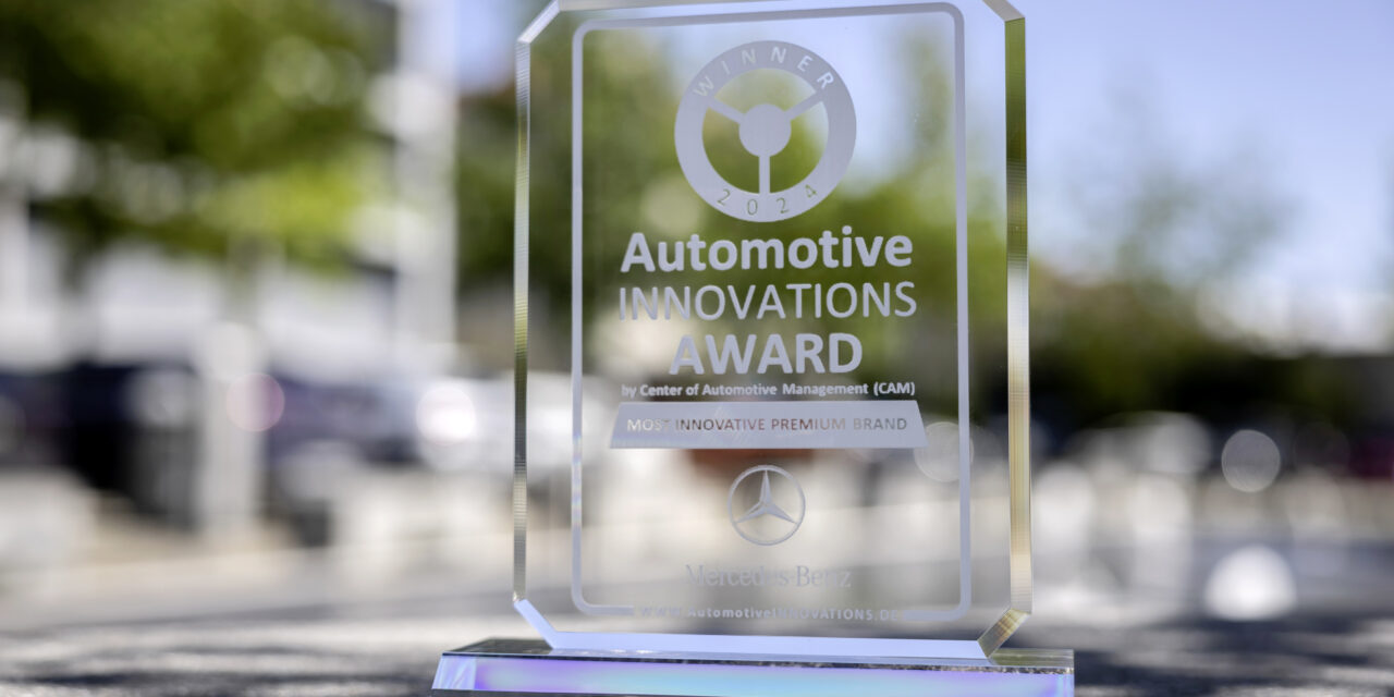 Sucesso triplo da Mercedes-Benz no Automotive INNOVATIONS Awards 2024