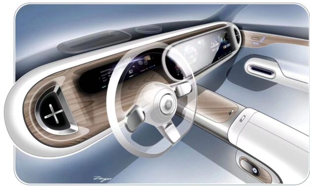 Smart publica desenhos inéditos do interior do Smart #5