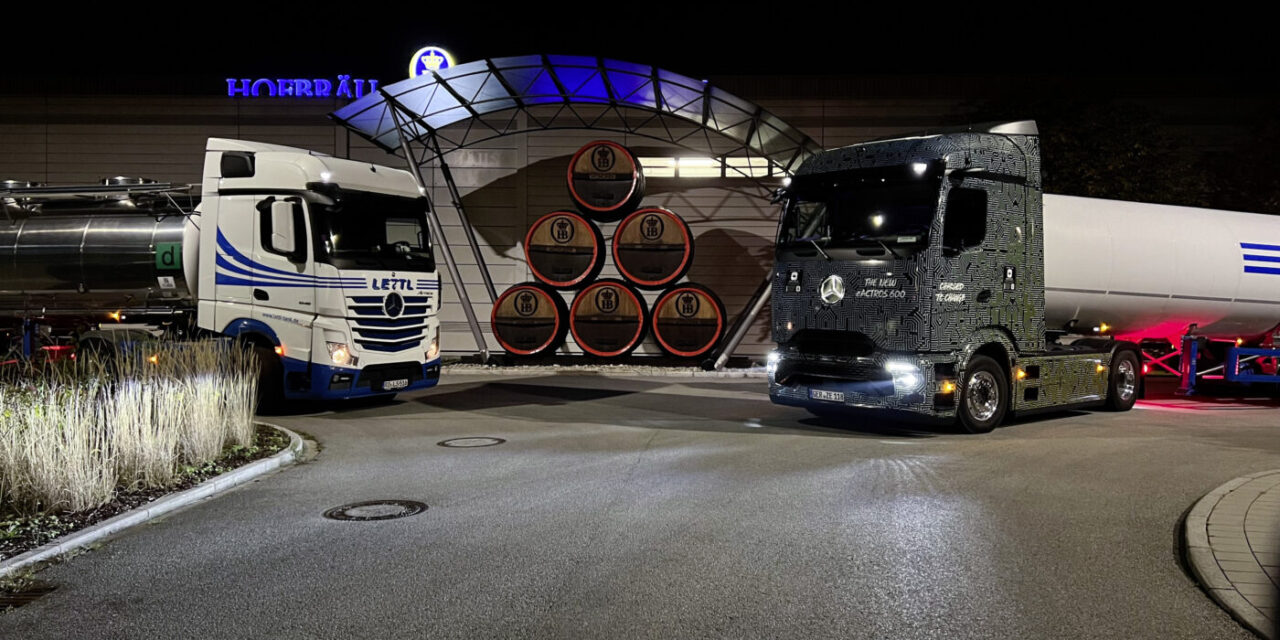 eActros 600 abastece a Oktoberfest de Munique com cerveja e pretzels